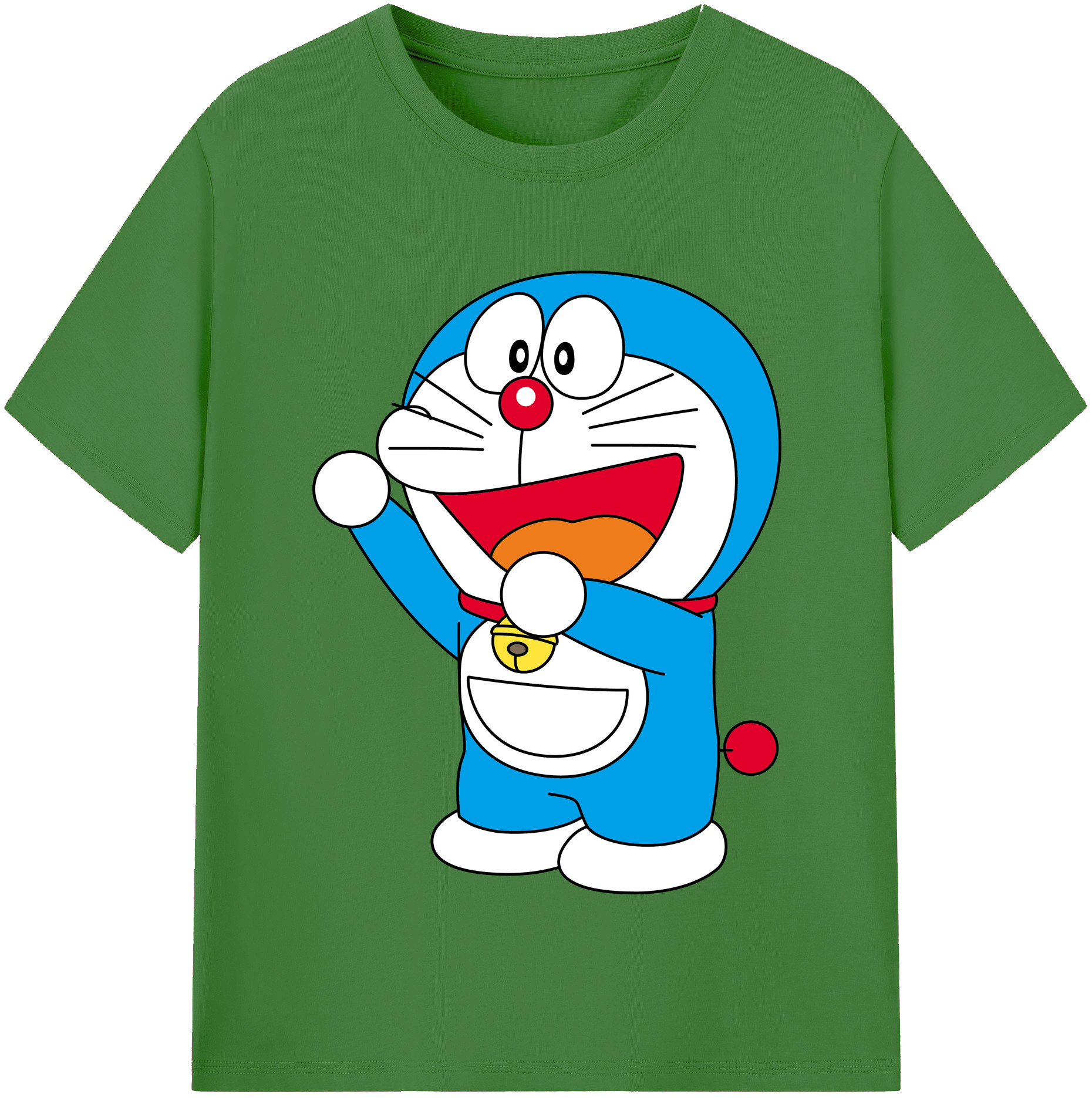 （画像用） ドラえもん Doraemon レディースカジュアルプリントTシャツ（綿100％）